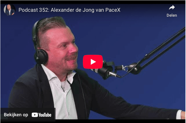 Bekijk hier de Podcast met PaceX Podcast PaceX met Paul de Vries